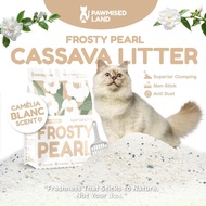 (PAWMISED) Pawmised Land Pasir Kucing Ubi Kayu Pure Cassava Plant Litter Frosty Pearl 6L to 36L 2.5k