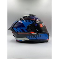 MT Helmet Atom 2 SV Edix Gloss Blue  (ECE 22.06)