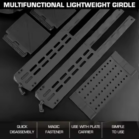 Multi functional lightweight waist seal quick release assembly for quick on/off adaptation to JPC AV