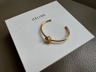 Celine gold knot bangle ( size S)