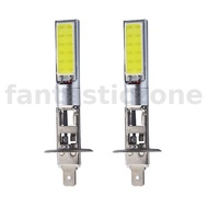 H1/H3 Pair Car LED Fog Lights 10W Front Fog Lights COB Chip Fog 6000K LED Headlight Light Bulb Super
