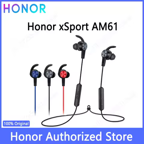 New Honor xsport AM61 Earphone Bluetooth Wireless connection with Mic In-Ear style Charge easy heads