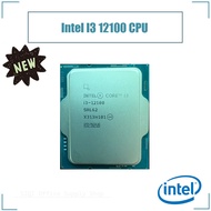 [NEW] Intel Core I3 12100 CPU 3.3GHz LGA 1700 Quad-Core 128GB 60W DDR4 DDR5 12th Generation