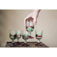 5PCS ICE CREAM CUPS MOTIF FOOT CUPS CASANOVA GIFT CUPS set of gelato cups