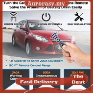 [AS] Auto Remote Battery Disconnect Switch 12V 200A for Cars Trucks Boats RVs Motorcycles ATVs