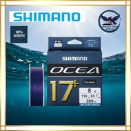 Shimano PE Line Ocea 17+ PE 300m LD-A71Y No. 8 (139lb) SW Navy