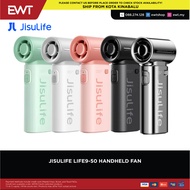 JISULIFE LIFE9-50 HANDHELD FAN (BLACK/LIGHT GREY/ PINK/MALTESE GREEN/ SILVER CHROME)