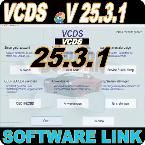 UPDATE SOFTWARE VAG-COM OBD2 Scanner HEX V2 USB Interface FOR V/W AU/DI Sko/da Unlimited VINs Atmega