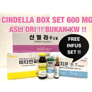 PROMO ORIGINAL 100 % !! FREE GIFT !! BOX C600 MG KOREA INFUS WHITENING