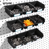 WISARE Pegboard Bins, PP Pegboard Hooks, Pegboard Box