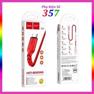 Hoco X59 3A fast charging cable with ip/Type-C/micro pin, super durable Nylon wire, supports 1M long