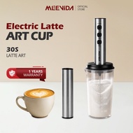MEEVIDA Cordless Electric Latte Art Pitcher Handheld  Professional Latte Art Pitcher Set 350ml Latte