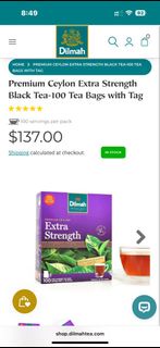 Dilmah premium Ceylon extra strength