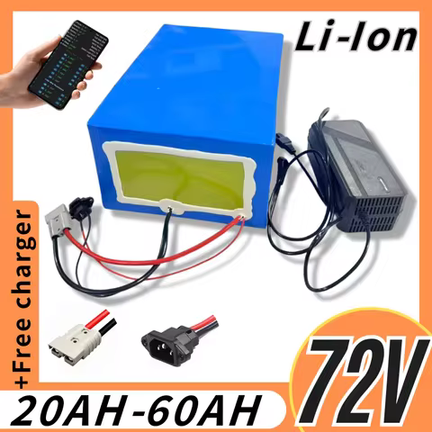 kf 72V Lithium Ion Battery Pack with BMS for Folding Cart Two-Wheeled Cart Law 30Ah 40AH 60Ah 50A 10