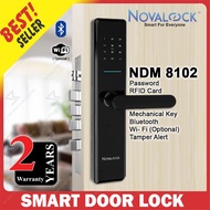 Novalock NDM 8102 Smart Bluetooth Door Lock AIRBNB Lock (Card, Password, Key, Wi-Fi optional)