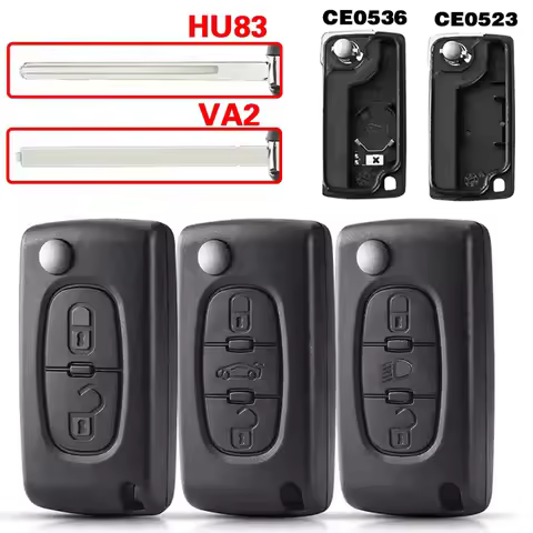 CS009057 Replacement Shell HU83 VA Blade CE0523 CE0536 For P-eugeot 207 307 308 407 607 807 For Citr