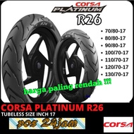 TAYAR CORSA R26 PLATINUM TUBELESS 70/80-17 80/80-17 90/80-17 100/70-17 100/80-17 110/70-17 120/70-17