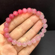 Gradient Rose, Single Circle Bracelet 8mm