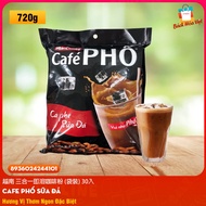 Vietnam PHO 3-In-1 Coffee (Package 30 Pcs) Cà Ph Na S A T I 720g B Ch 30g Car
