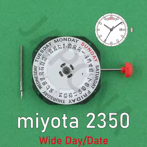 2350 movement miyota 2350 Standard movement with day-date display. Wide variety of sizes and day-dat