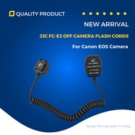 JJC FC-E3 Off-Camera Flash Hot Shoe Cord For Canon EOS Camera (1.3M)
