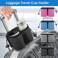 Enduring Luggage Travel Cup Holder Luggage Cup Stand with Drawstring Easy to Clean Travel Mug Holder
