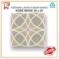 Keramik Lantai Kamar Mandi Kasar Accura Kobe Beige 20 x 20
