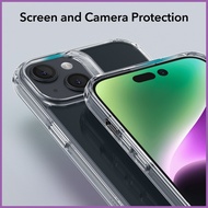 ❉ ESR Ice Shield Tempered-Glass Case Compatible with iPh 15 Clear