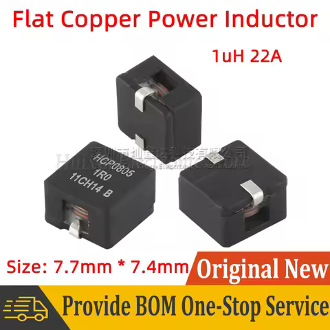 5pcs HCP0805-1R0-R HCP0805 1R0 SMD SMT Moulding Power Inductor Inductance 1uH 22A High Current Flat 