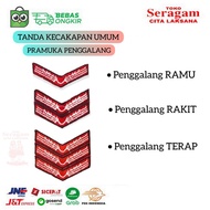 Bet Tanda Kecakapan Umum TKU Pramuka Penggalang Ramu Rakit Terap