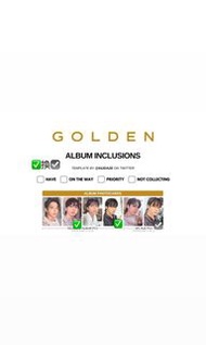 換 BTS JK GOLDEN 小卡