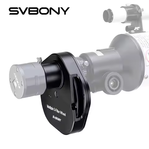 Svbony SV133 Telescope Filter Wheel 1.25/2 Inch Metal Filter 5 Positions for Telescope Eyepiece for 