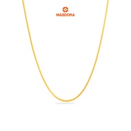 MASDORA 916 Gold Necklace Rantai Leher Emas ~ Masdora DG028 (EMAS 916/22K)