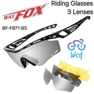 BATFOX F871-BS 3-Lens Polarized Lens Bicycle Glasses