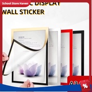 A4 A3 Magnetic Frame Wall Picture Photo Frame Certificate Framework Wall Sticker Magnetic Frame W32