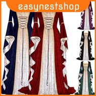 Regal Women's Renaissance Dress - Gothic Vintage Style for Cosplays & Historical Events