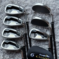 POWER BILT V1 Citation 5-6-7-8-9-P-A-S Golf Iron Set Graphite Shaft Stiff Regular Flex SR - PreOwned