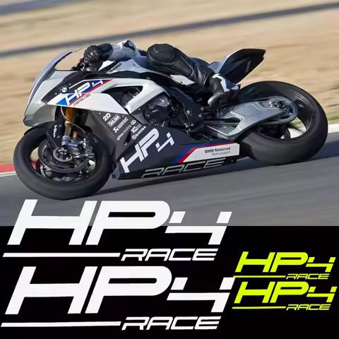 For BMW HP HP2 HP4 R 1250 GS S 1000 RR S1000RR S1000XR Motorcycle Stickers Fuel Tank Moto Helmet Acc