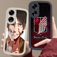 J-12 Attack on Titan Soft Cover Case For OPPO A60 A58 A79 A38 A18 A78 A17 A17K 5G