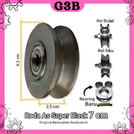 Lathe wheels, super black fence wheels, 7 cm wheels only without casing