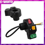 E-WOITD 3 in1 Motorcycle Switch Electric Bike Scooter ATV Quad Light Turn Signal Horn ON E-WOITD