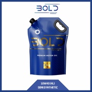 Bold 10w40 4L Semi Synthetic SN Engine Oil Car Lubricant 10w-40 4Litre Minyak Hitam Enjin Kereta