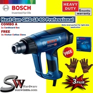 Bosch Heat Gun GHG18-60 Professional F.O.C 3 PAIR WORKER GLOVE GHG 18-60