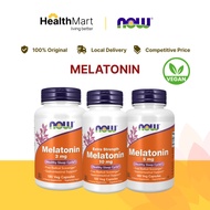 [SG] Now Foods, Melatonin 3 mg, 5 mg, Extra Strength 10 mg, Veg Capsules (Healthy Sleep Cycle)
