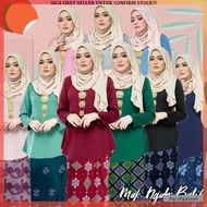 HOT SELLING ITEM MAKNGAH KURUNG KEDAH MODEN 100% BATIK ASLI (KAIN BATIK RANDOM MENGIKUT BATCH) BY NR