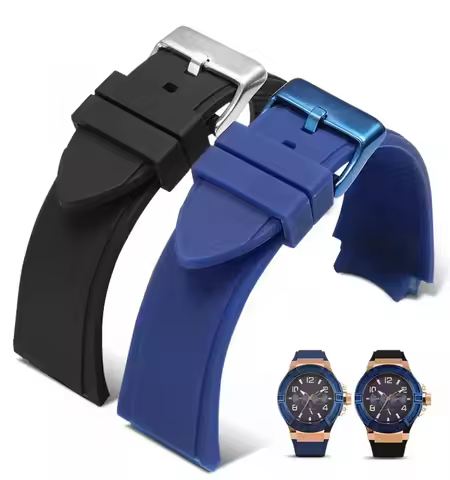 For Guess W0247G3 W0040G3 W0040G7 watches band brand sport watch strap Rubber watchband 22mm Blue bl
