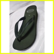 ◸ ▱ ♚ Tabata Rainy slippers wedge (2 inch) for Ladies Lightweight Original Authentic