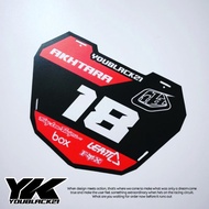 Bmx NUMBER Board - BMX NUMBER PLATE - BMX NUMBER PLATE - BMX NUMBER Board - CUSTOM Bicycle Accessori