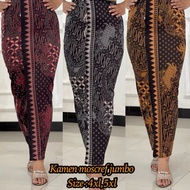 Kamen becomes a batik kebaya skirt with Peoni Motif, Jumbo 4xl, 5xl, traditional bottoms batik/bali 
