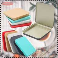 LIKE Iron Box Tea Cake Packing Square Sealing Tin Box Tins Container